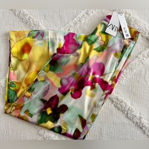 Zara Colorful Floral Pants